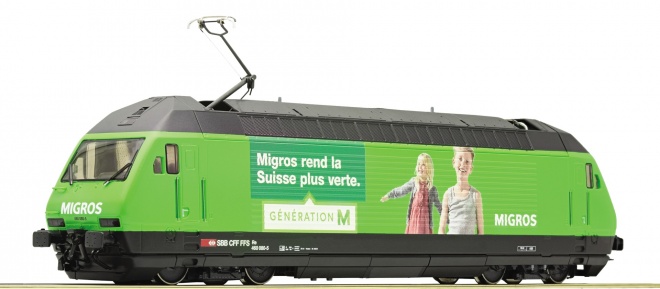 Electric locomotive Re 460 Migros Digital with Sound<br /><a href='images/pictures/Roco/231599.jpg' target='_blank'>Full size image</a>